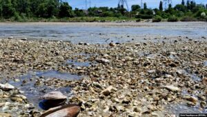 Село на березі Каховського водосховища, Нікопольський район Дніпропетровська область